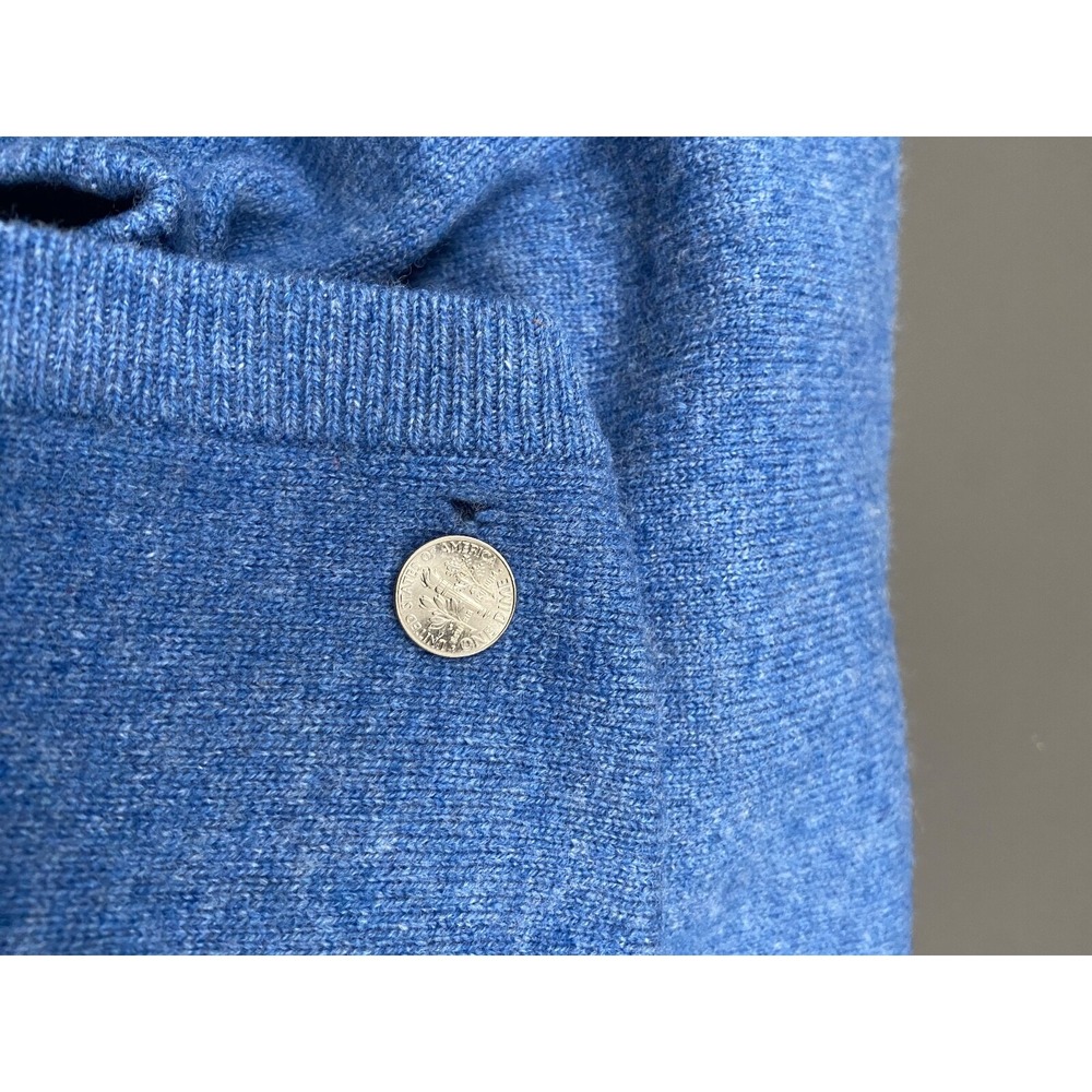 L.L. Bean Sweater Vest Mens XXL Tall 2XLT 100% Lambs‎ Wool Blue Golf Outdoor EUC - Picture 6 of 6